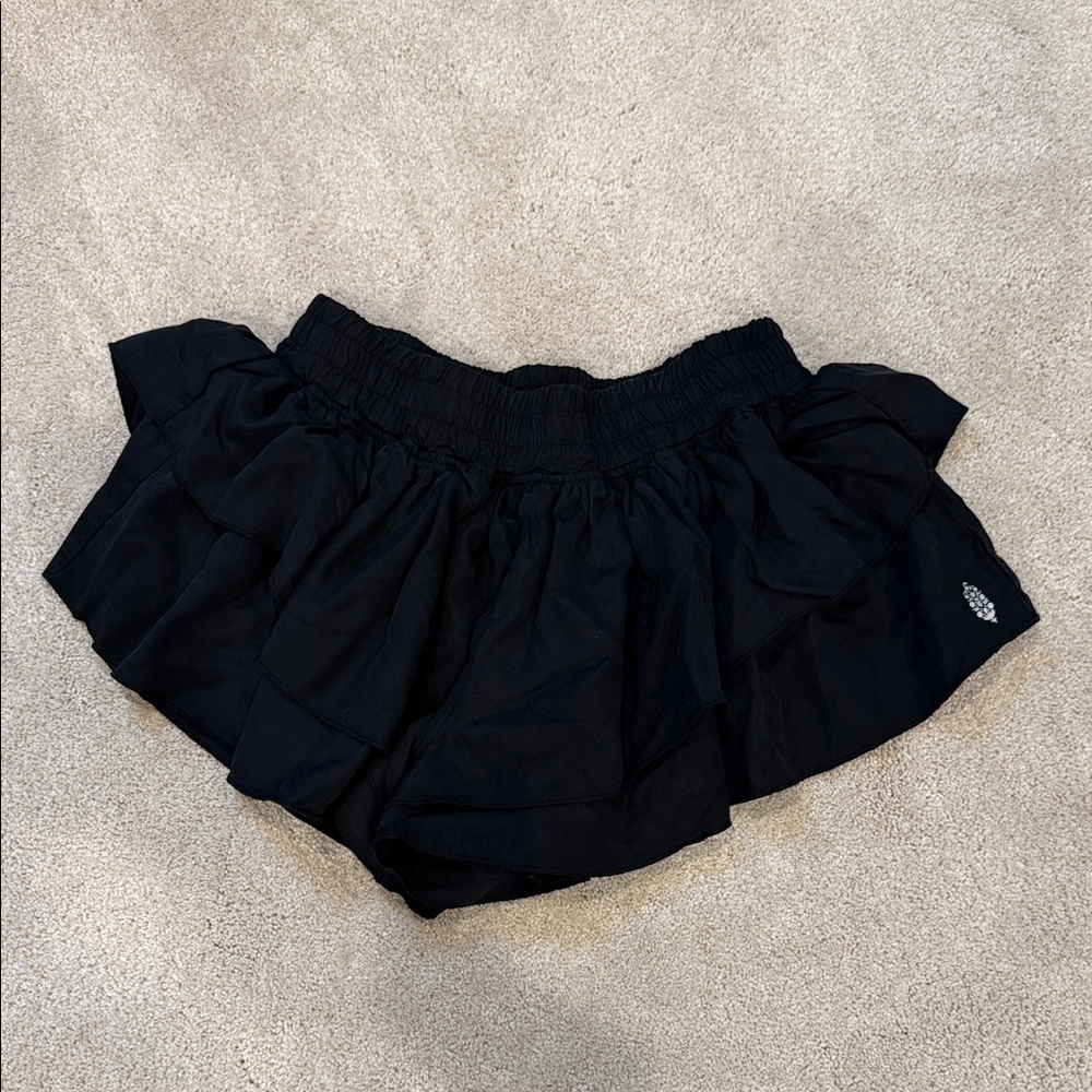 Free people movement black shorts